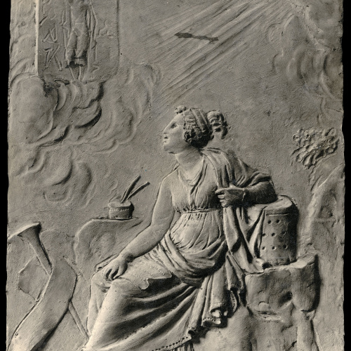 image for: Damià Campeny - La Fama escrivint la història de Crist: La Resurrecció - Cap a 1816