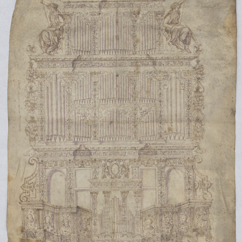 image for: Anònim - Projecte d&#039;orgue monumental - 1600-1630