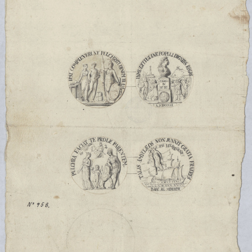 image for: Damià Campeny - Projectes de medalles commemoratives - Cap a 1802