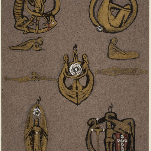 image for: Ismael Smith - Projecte de penjolls i agulles de pit - Cap a 1905-1907