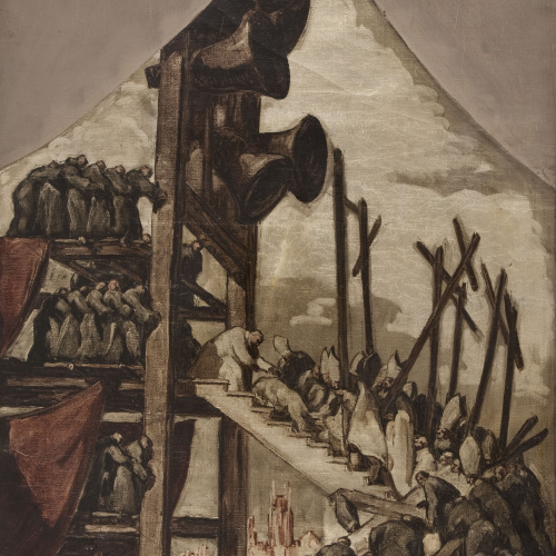 image for: Josep Maria Sert - «Camí de la glòria». Estudi per a la decoració de la capella de l&#039;alcàsser de Toledo - 1943