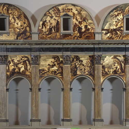 image for: Josep Maria Sert - «El món benaventurat». Nau de l&#039;Epístola de la segona decoració de la catedral de Vic - 1925-1927