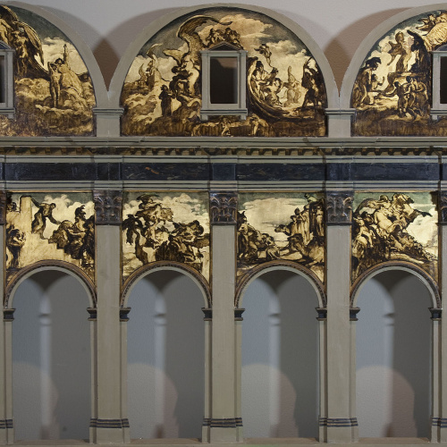 image for: Josep Maria Sert - «El món benaventurat». Nau de l&#039;Evangeli de la segona decoració de la catedral de Vic - 1925-1927