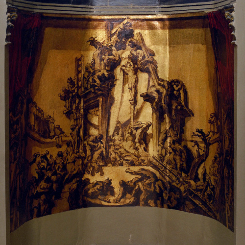 image for: Josep Maria Sert - «La dansa de la mort». Calvari. Absis de la darrera decoració de la catedral de Vic - 1939-1945
