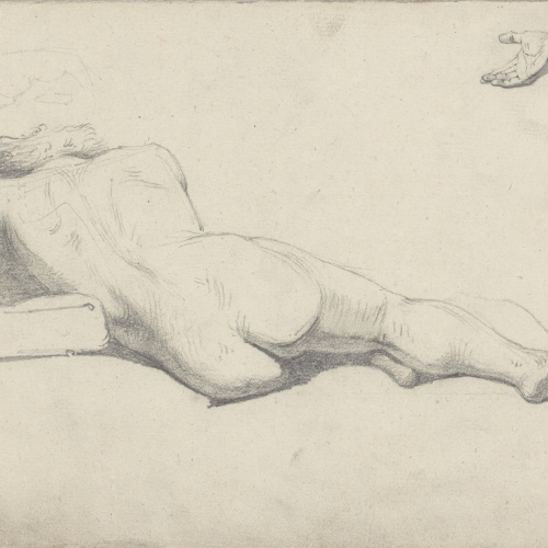 image for: Claudi Lorenzale - Acadèmia masculina i estudi de mà - Cap a 1850-1855