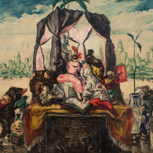 image for: Josep Maria Sert - Amèrica o l&#039;Hivern (Pavelló Rothschild) - Cap a 1917-1920