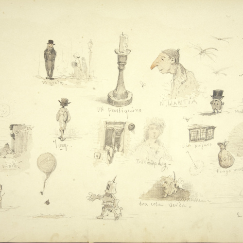 image for: Modest Urgell - Apunts satírics - Cap a 1861