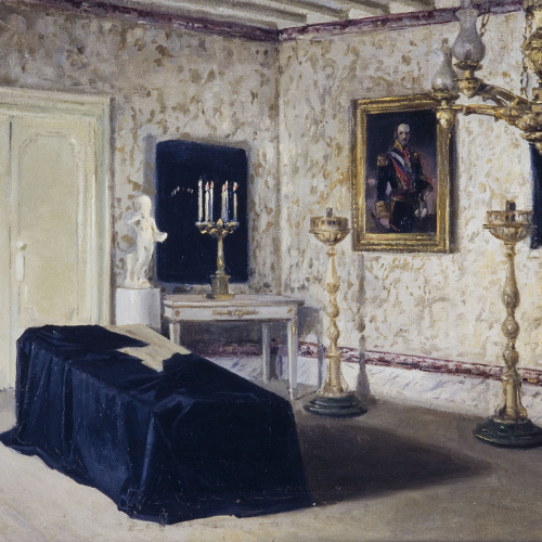 image for: Ramon Padró Pedret - Cambra mortuòria del general Espartero a Logroño - 1879