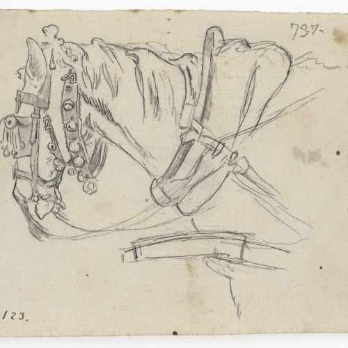 image for: Josep Lluís Pellicer - Cap de cavall de carruatge - Cap a 1875