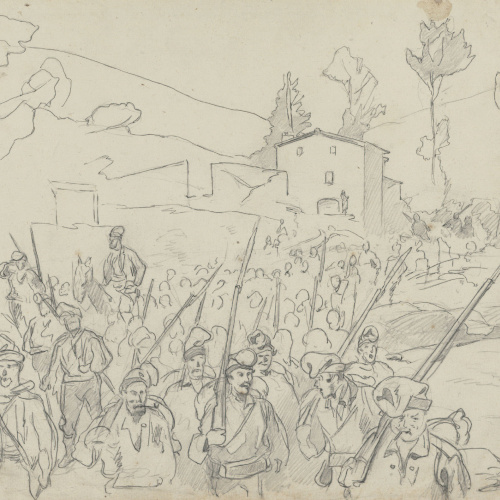 image for: Josep Lluís Pellicer - Columna de voluntaris catalans - Cap a 1872-1876
