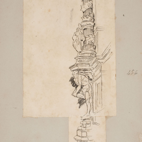 image for: Josep Lluís Pellicer - Columna d'una església de Palafrugell - 1889