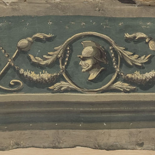 image for: Francesc Pla Duran dit &quot;El Vigatà&quot; - Cornisa amb motius ornamentals - Entre 1790-1800
