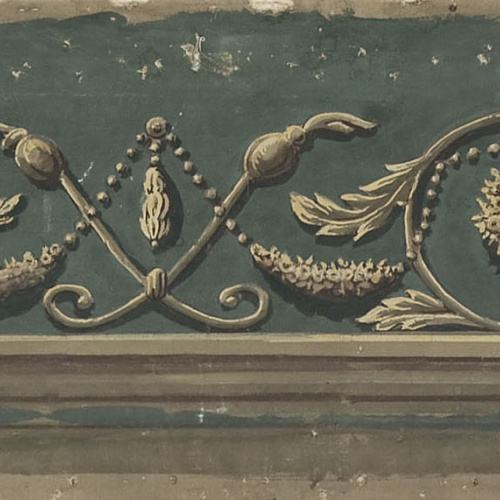 image for: Francesc Pla Duran dit &quot;El Vigatà&quot; - Cornisa amb motius ornamentals - Entre 1790-1800