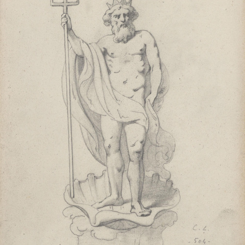 image for: Claudi Lorenzale - Déu Neptú - Cap a 1850-1870