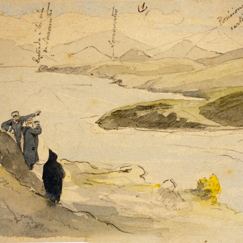 image for: Josep Lluís Pellicer - El general Primo de Rivera reconeixent les posicions carlistes - 1874