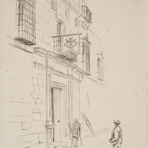 image for: Josep Lluís Pellicer - El hospital carlista de Irache - Cap a 1875