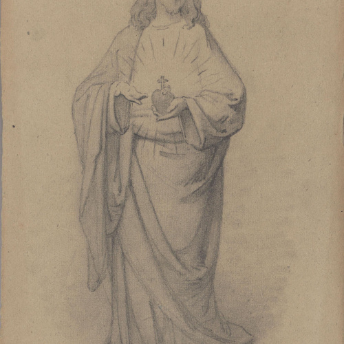 image for: Claudi Lorenzale - El Sagrat Cor de Jesús - Cap a 1850-1870