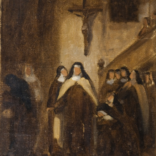 image for: Benet Mercadé - Esbós de «Santa Teresa de Jesús» - Cap a 1868
