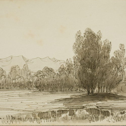 image for: Lluís Rigalt - Estramuros de Perpiñan - 1850