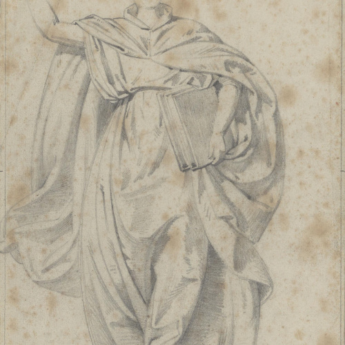 image for: Claudi Lorenzale - Estudi d&#039;àngel [?] (anvers) / Estudi d&#039;àngel [?] (revers) - Cap a 1850-1870