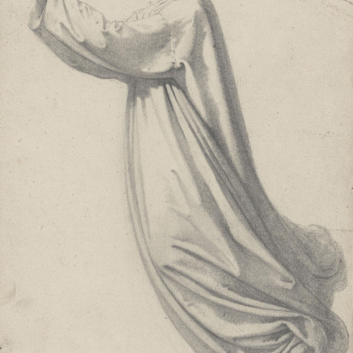 Claudi Lorenzale - Estudi d'àngel per al quadre de «L'Assumpció de la Mare de Déu» - Cap a 1871 image for: Claudi Lorenzale - Estudi d'àngel per al quadre de «L'Assumpció de la Mare de Déu» - Cap a 1871