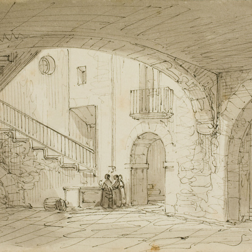 image for: Lluís Rigalt - Gerona. Fontana antigua - 1850
