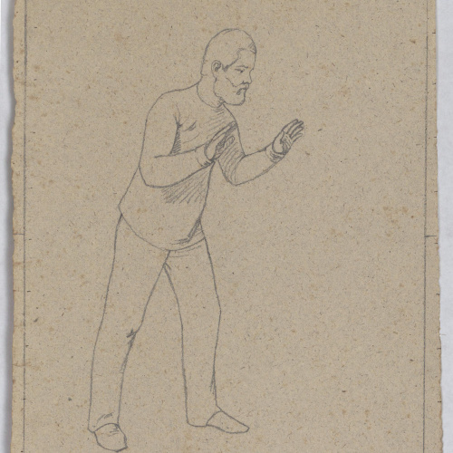 Claudi Lorenzale - Home vell - Cap a 1850-1870 image for: Claudi Lorenzale - Home vell - Cap a 1850-1870