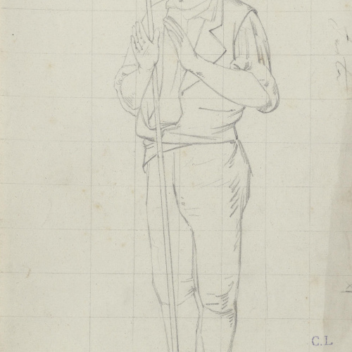 Claudi Lorenzale - Home vell - Cap a 1850-1870 image for: Claudi Lorenzale - Home vell - Cap a 1850-1870