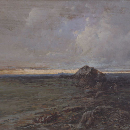 image for: Baldomer Galofre - La planura - Cap a 1890