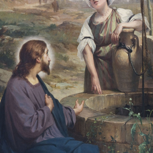 image for: Pere Borrell - La samaritana - 1896