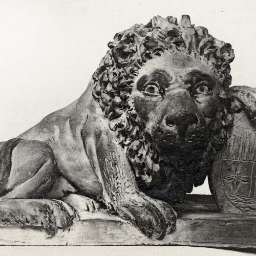 image for: Damià Campeny - Lleó amb l&#039;escut de Barcelona - Cap a 1802