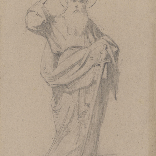 Claudi Lorenzale - Sant Egidi - Cap a 1850-1870 image for: Claudi Lorenzale - Sant Egidi - Cap a 1850-1870