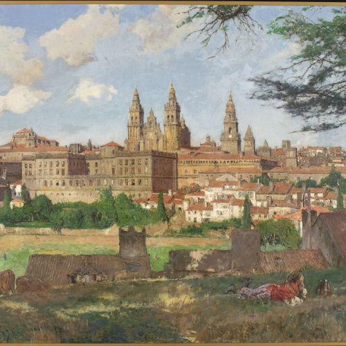 image for: José Moreno Carbonero - Santiago de Compostela - 1929