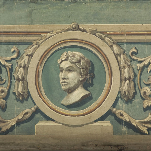 image for: Francesc Pla Duran dit El Vigatà - Sobreporta amb motius ornamentals - Entre 1790-1800