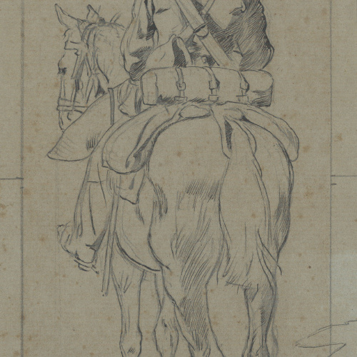 image for: Josep Lluís Pellicer - Soldat de cavalleria - Cap a 1872-1876