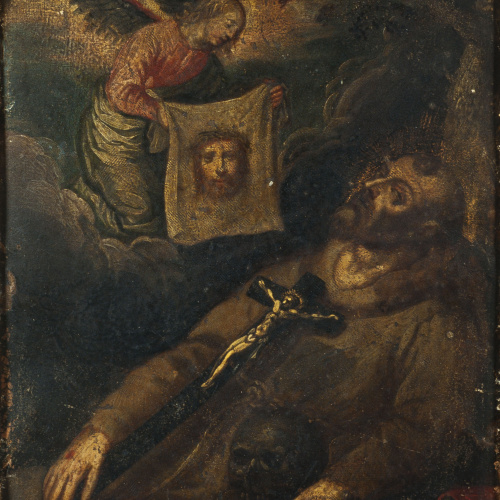image for: Anònim - Visió de sant Francesc d&#039;Assís - Segle XVII