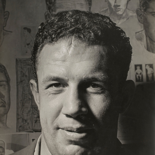 Oriol Maspons - Sense títol (José Tarrés, lluitador) - Cap a 1957 image for: Oriol Maspons - Sense títol (José Tarrés, lluitador) - Cap a 1957