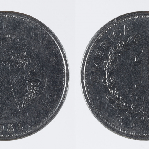image for: República de Costa Rica - 1 colon - 1983