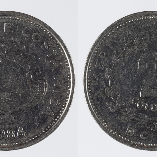 República de Costa Rica - 2 colons - 1984 image for: República de Costa Rica - 2 colons - 1984