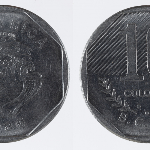 image for: República de Costa Rica - 10 colons - 1985