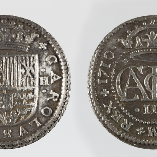 Arxiduc Carles d'Àustria - 2 rals - 1710 image for: Arxiduc Carles d'Àustria - 2 rals - 1710