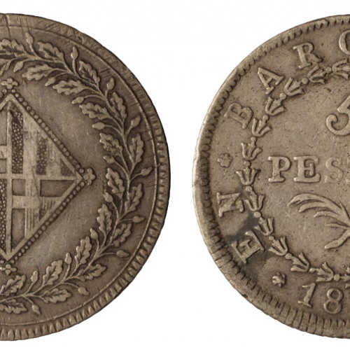 image for: Ocupació francesa - 5 pessetes - 1808