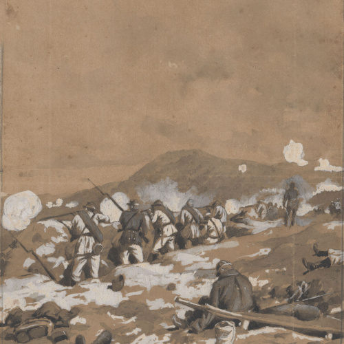 image for: Josep Lluís Pellicer - «Ataque de Schipka. Los tiradores rusos» - 1877