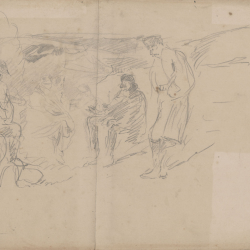 image for: Josep Lluís Pellicer - Apunt de soldats - 1877