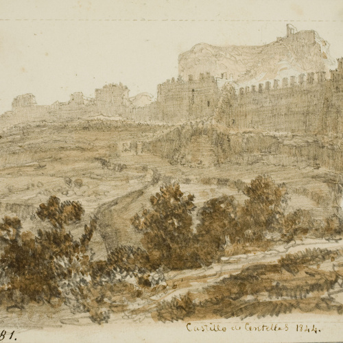 image for: Lluís Rigalt - Castillo de Centellas - 1844