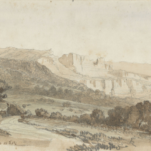 image for: Lluís Rigalt - Cercanías de Olot - 1851
