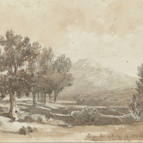 image for: Lluís Rigalt - Cercanías de Olot. Las Presas - 1851