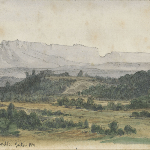 image for: Lluís Rigalt - Desde San Pedro de Torelló - Juliol de 1851