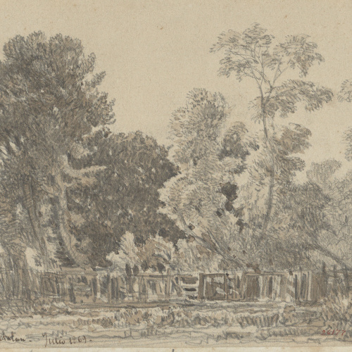 Lluís Rigalt - Detras del Prado Catalan - Juliol de 1869 image for: Lluís Rigalt - Detras del Prado Catalan - Juliol de 1869