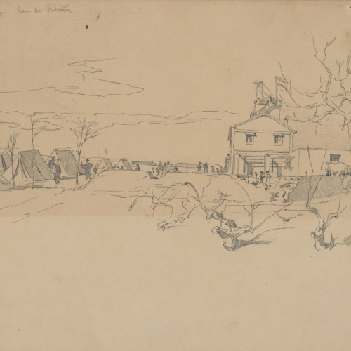 image for: Josep Lluís Pellicer - Campament de l&#039;exèrcit - 1873